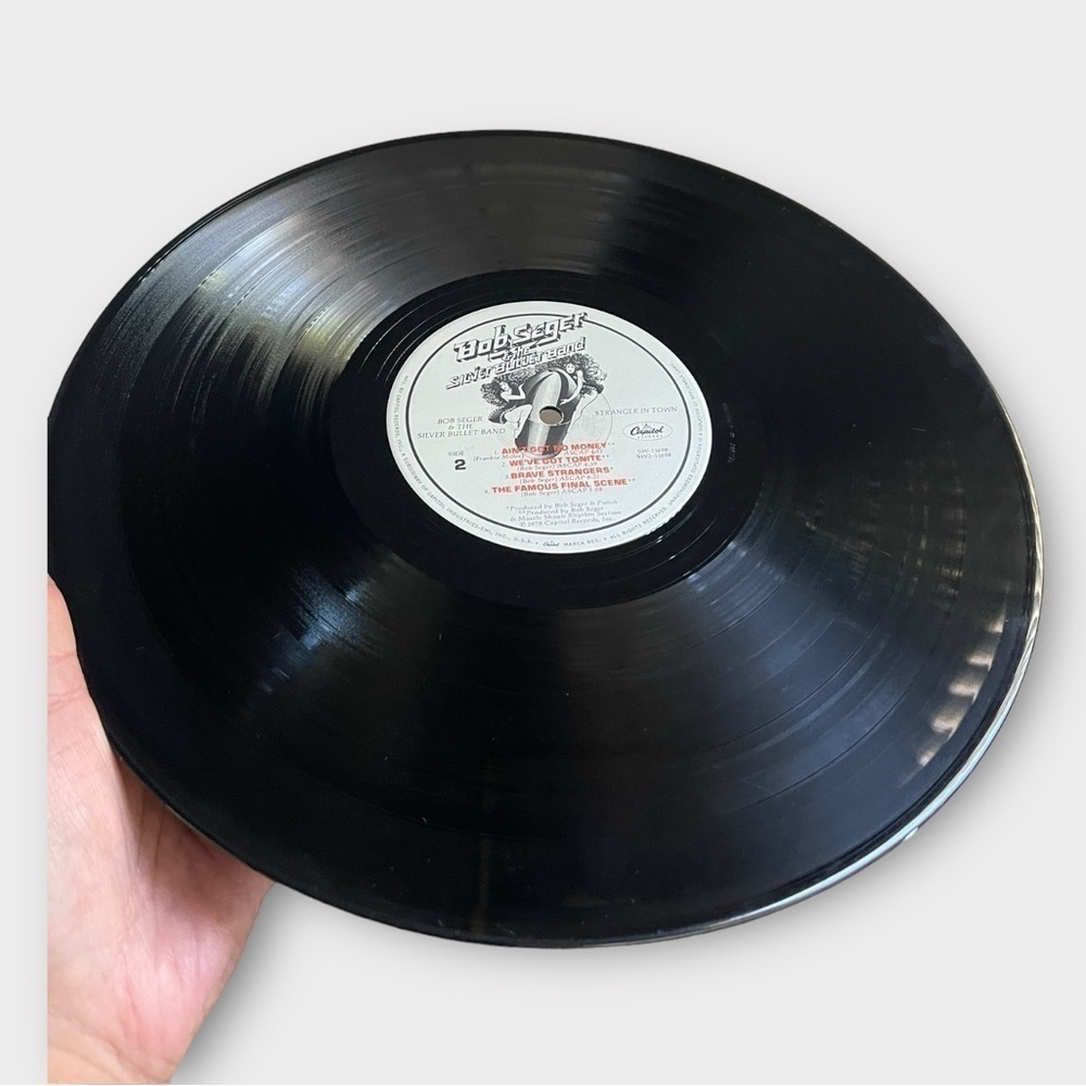 Bob Seger The Silver Bullet Band Stranger In Town 12’ Vinyl Record - Picture 5 of 7